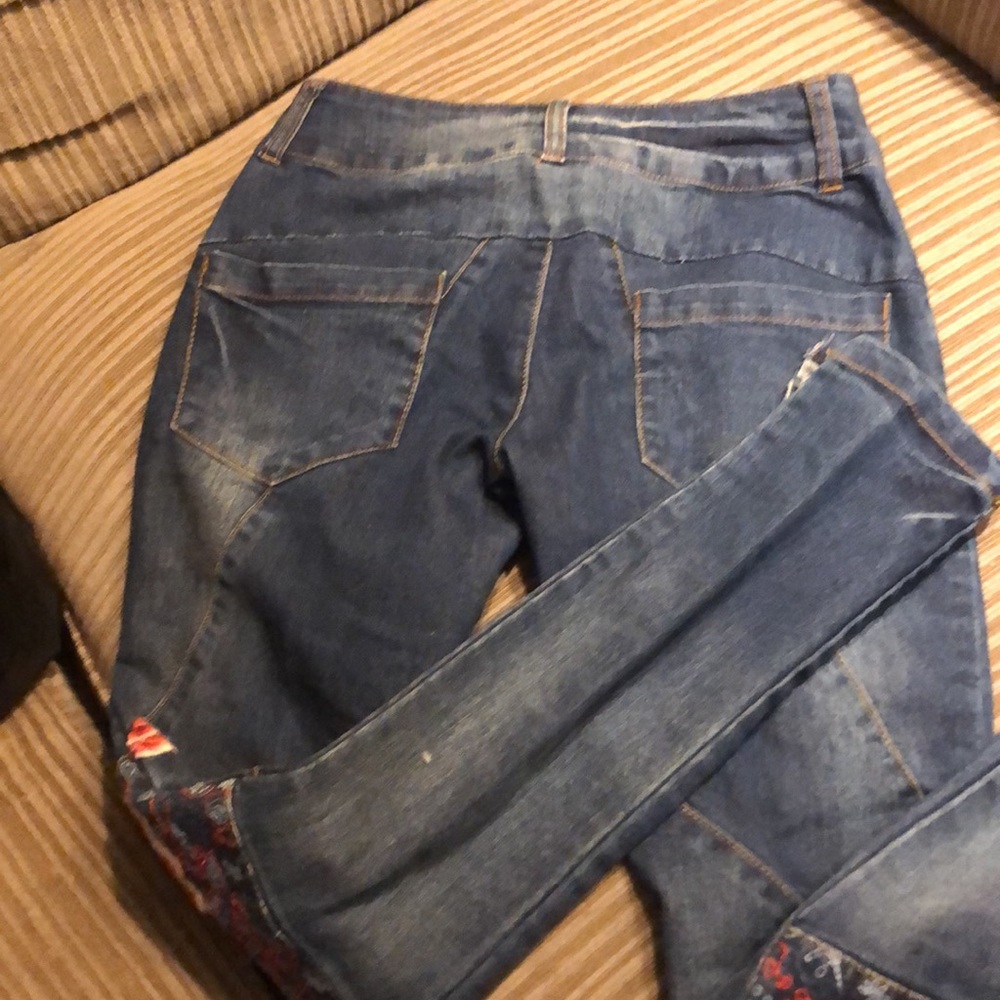 Japanese seam accent embroidered jeans - Picture 11 of 16